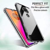 Motorola Moto G7 Play Transparant Anti Burst Hoesje / Soft Shock Proof Crystal Clear TPU Case - van Bixb