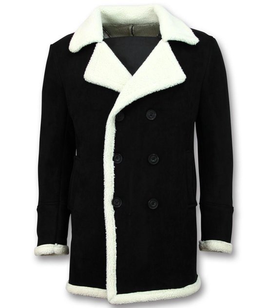 TONY BACKER Imitatie Bontjas Parka Lammy Coat Zwart Maat: S TONY BACKER Imitatie Bontjas Parka Lammy Coat Zwart Maat: S