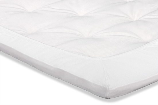 Beter Bed Select Perkal Hoeslaken voor Topper - 100% Luxe Katoen
