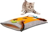 kattenmat - kattentunnel - krabmat - kattenspeeltje - design by Doegly