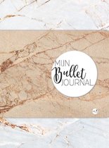 Mijn Bullet Journal Marmer + Set van 3 Zebra Mildliners + 1 BuJo Liniaal/Sjabloon + Zipperbag