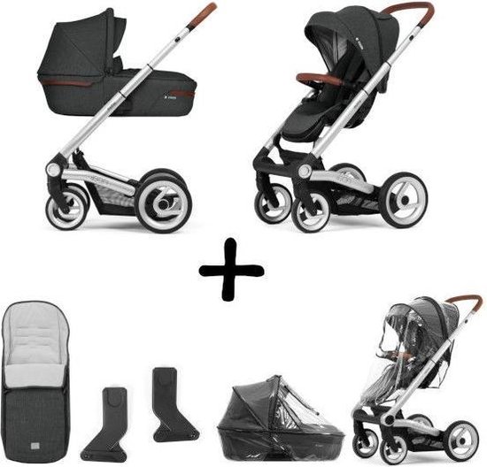 Mutsy Icon Vision Urban Grey kinderwagen + accessoirepakket | bol.com