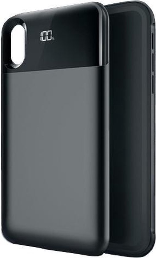 Battery Power Bank + Back voor iPhone XR Zwart | bol.com
