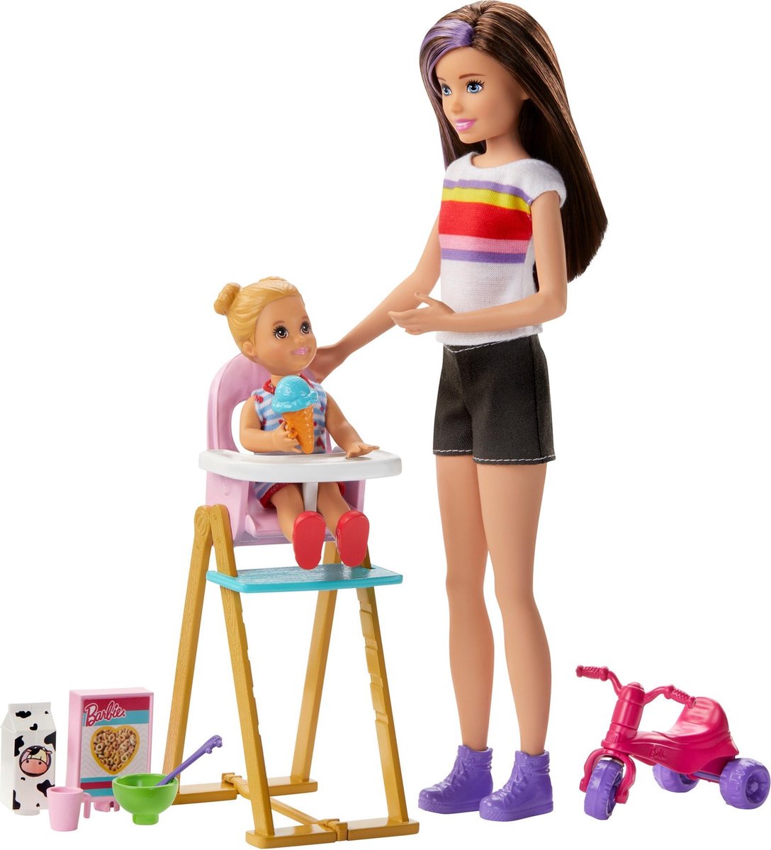 Barbie Skipper Babysitter Speelset 2 Poppen Bol Com Barbie Skipper Babysitter Speelset 2 Poppen Bol Com