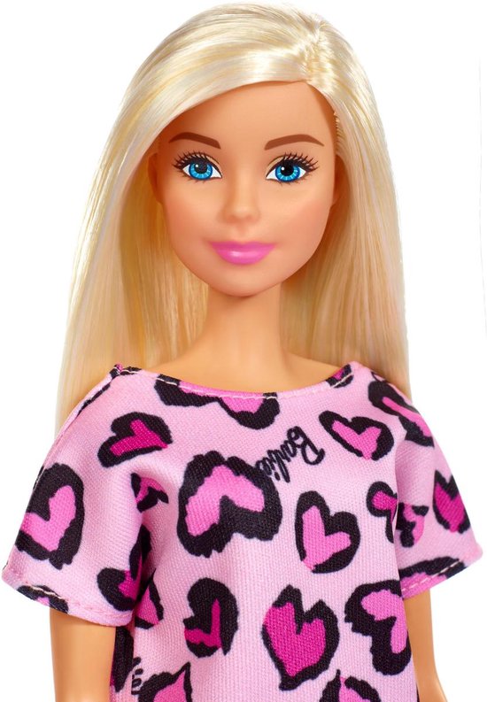 Barbie Pop met Klassieke Outfit  Roze jurk - Barbiepop - Barbie