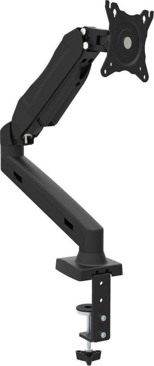 Platinet Omega OUPC12S - Monitor arm voor bureaus en tafels - Full motion voor 13 tot 27 inch schermen - Vesa standaard - Zwart