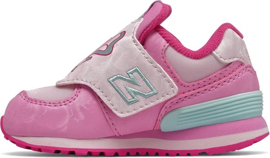 maart Naar behoren krans New Balance 574 Sneakers - Maat 25 - Meisjes - roze/licht blauw | bol.com