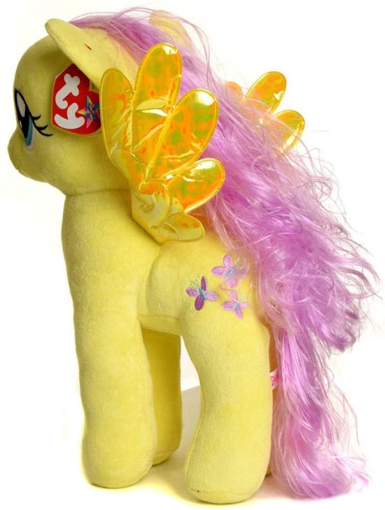 My Little Pony peluche TY Fluttershy 40cm | bol.com