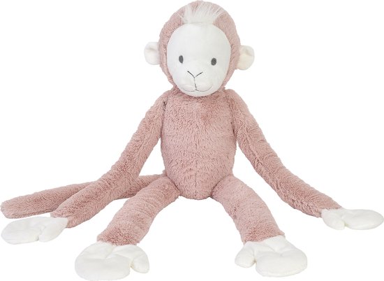 Knuffel aap met lange armen - donkerbruin