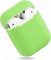 Bescherm Hoesje Cover voor Apple AirPods Case - Fel groen Lime Green