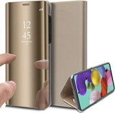 Hoesje geschikt voor Samsung Galaxy A51 - Book Case Spiegel Goud