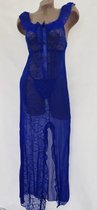 Sexy lingeriesetje met kant ONE SIZE BLAUW