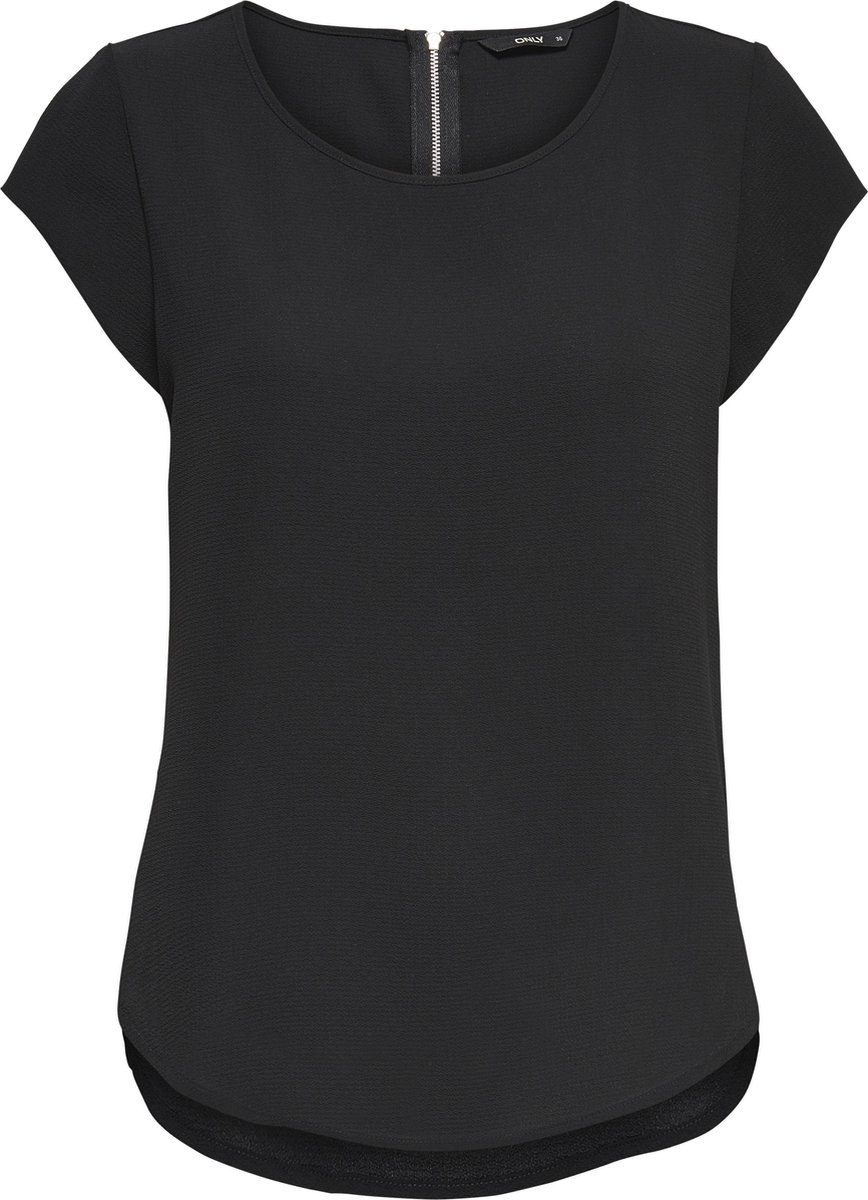 ONLY - ONLVIC S/S SOLID TOP WVN Dames Top