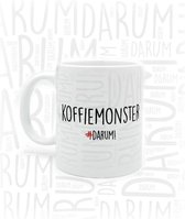 #DARUM! Mok - Koffiemonster - Mok met grappige tekst - Quote