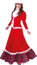 Traditioneel kerstvrouwkostuum | Holiday Honey | Maat 36-38 | Verkleedkleding