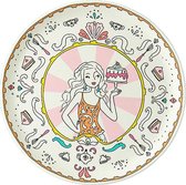 Jill - Bord ⌀20 cm - Geel - Melamine