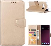 Xssive Hoesje voor Samsung Galaxy S10 - Book Case - Goud