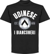 Udinese Established T-Shirt - Zwart  - XXL