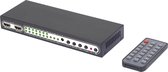 SpeaKa Professional 6 poorten HDMI-Matrix-switch Met Picture in Picture, Met afstandsbediening 3840 x 2160 Pixel