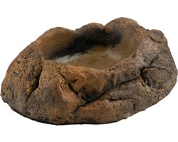 CeramicNature Terrarium bowl natuurgetrouw | waterbak voor reptielen en amfibieën in diverse maten TP-01S: 9,5×7,5×2,5cm