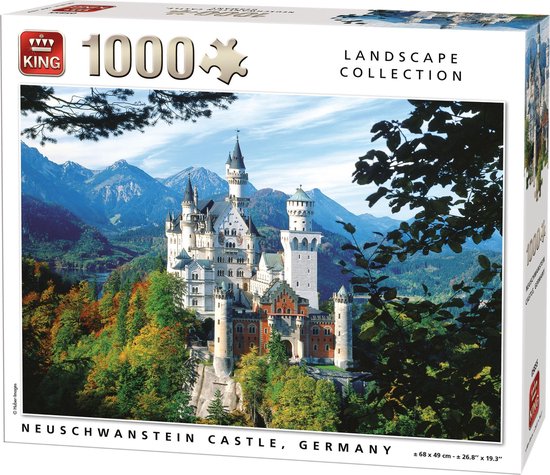 King Legpuzzel Neuschwanstein Castle Duistland 1000 Stukjes | bol
