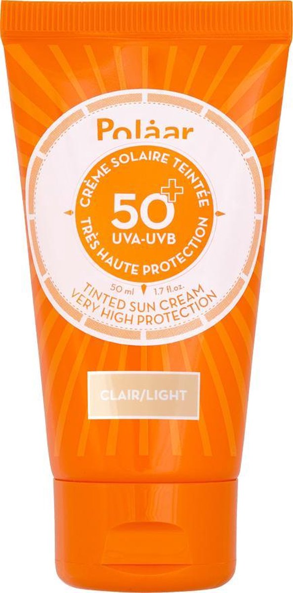 Polaar Very High Protection Tinted Sun Cream SPF50+ - Getinte Zonnebescherming voor het Gezicht - UVA en UVB