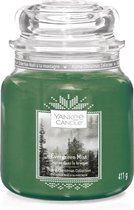 Yankee Candle Medium Jar Geurkaars - Evergreen Mist
