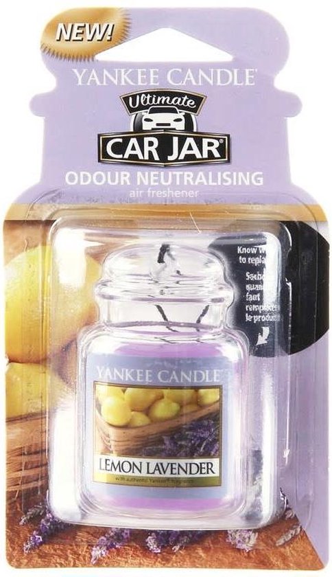 Yankee Candle Car Parfum Car Jar 3 pièces coton propre