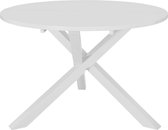 Eettafel Wit (Incl LW Klok) Rond - Dineertafel - Eet tafel - Eetkamertafel - Woonkamer tafel