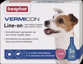 Vlooien-Tekendruppels Vermicon Line-On kleine hond tot 15 kg - 3x1,5ml