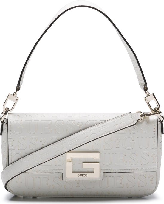 Guess Dames Schoudertassen Brightside Shoulder Bag Wit