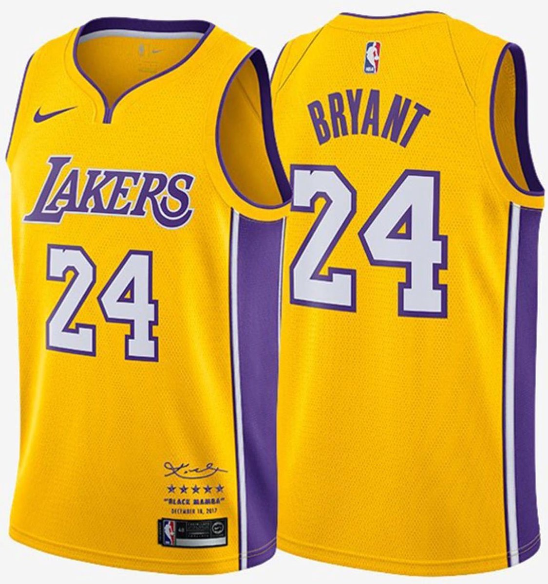 mate mooi Bisschop Lakers Kobe Bryant basketbal shirt | bol.com
