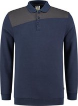 Tricorp Polo Sweater Bicolor Naden 302004 Ink / Donkergrijs - Maat XXL