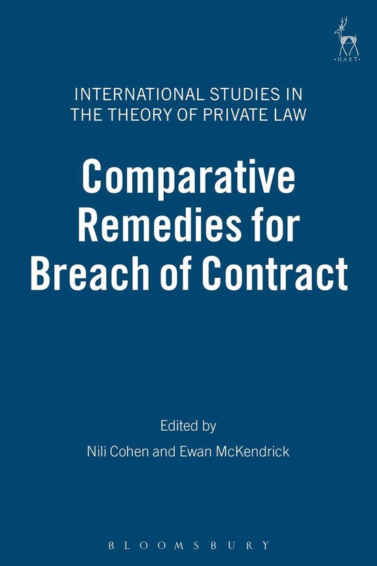 Comparative Remedies for Breach of Contract - cover