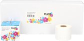 FLWR - Labels / Dymo 99014 12-Pack / wit / Geschikt voor Dymo