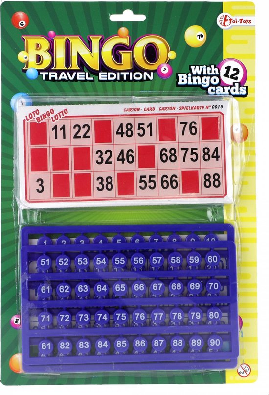 Bordspel: Reis Bingo - Toi-Toys, van het merk Toi-Toys