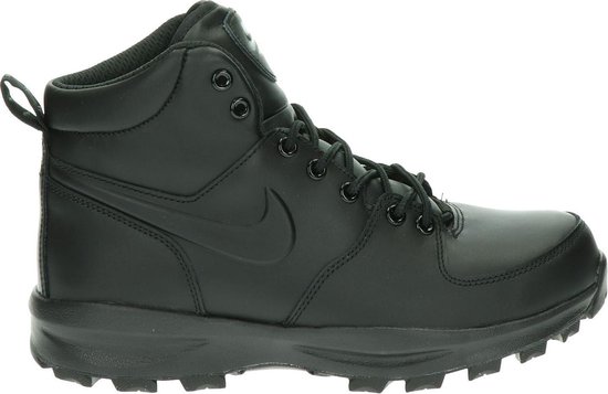 Nike Manoa Leather Heren Sneakers - Black/Black-Black - Maat 40