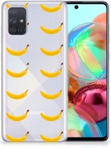 Geschikt voor Samsung Galaxy A71 Siliconen Case Banana