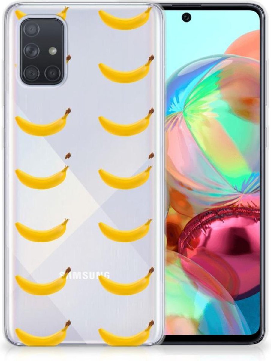 Samsung Galaxy A71 Siliconen Case Banana