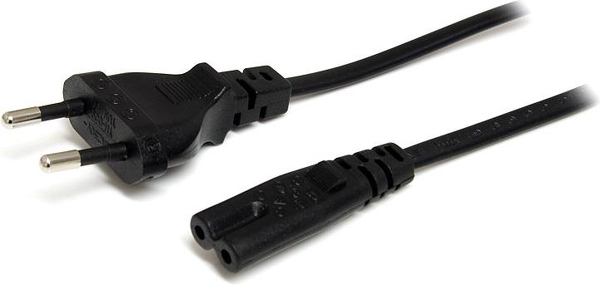 StarTech 2m Standaard Laptop Voedingskabel - EU naar C7