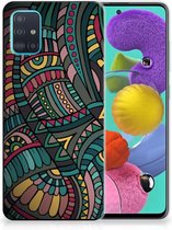 Geschikt voor Samsung Galaxy A51 TPU bumper Aztec