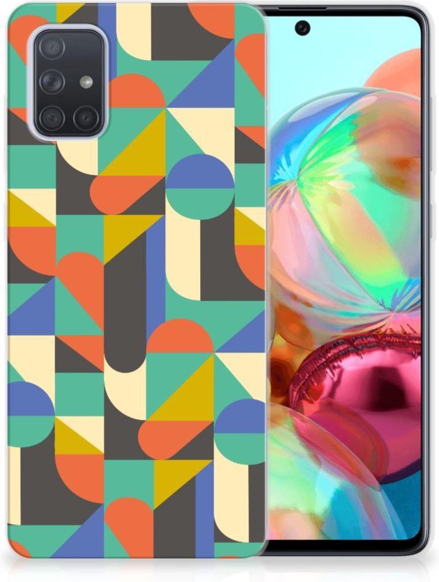Samsung Galaxy A71 TPU bumper Funky Retro