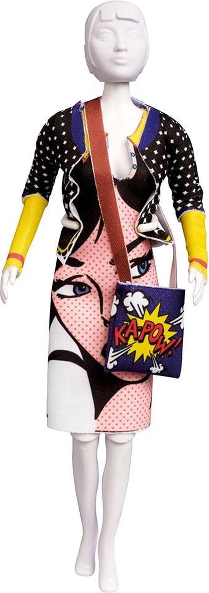 Dress Your Doll - Making Couture Outfit kit Lizzy pop van Art - Voor pop van 29cm - PN-0164644