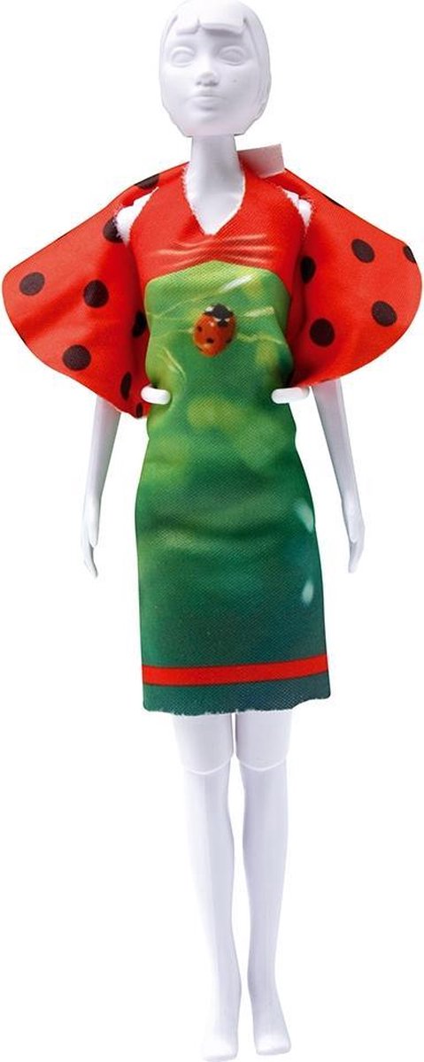Dress Your Doll - Making Couture Outfit kit Dolly Ladybug - Voor pop van 29cm - PN-0164623