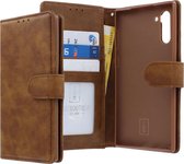 Samsung Galaxy Note 10 Bookcase hoesje - CaseBoutique - Effen Bruin - Kunstleer