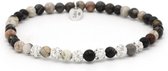 Karma dames armband 84355EL Spiral Bright Star xxs elastic (white crystal)