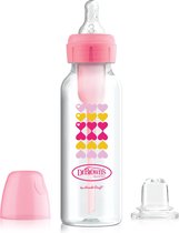 Bol.com Dr. Brown's Bottle to Sippy starter kit 250 ml fles roze aanbieding