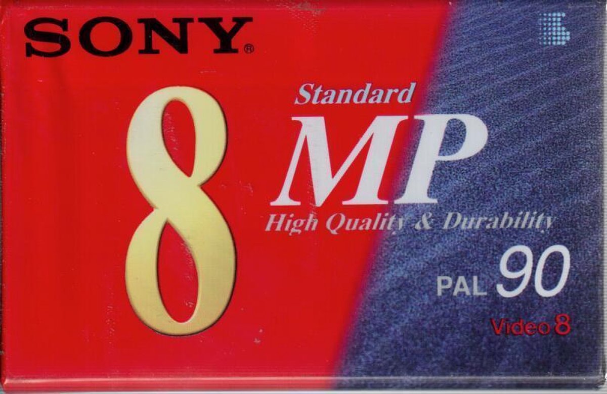 Sony Cassette vidéo 8 pour caméscope Qualité MP 8 mm 90 mn P590MP 