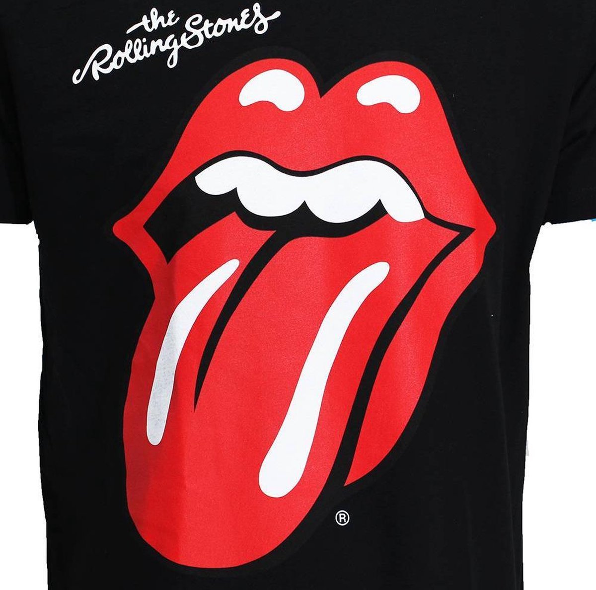 The Rolling Stones Tongue And Lips Logo T shirt Zwart Offici le The Rolling Stones Tongue And Lips Logo T shirt Zwart Offici le