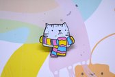 Katten Pin , Winter Pin , Always cold cats